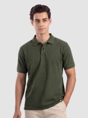 Acid Wash Polo T-shirt