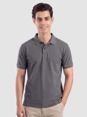 Acid Wash Polo T-shirt - Image 4