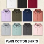 Pick Any 3 - Plain Cotton Shirts Combo